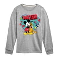 thumbnail image 1 of Disney - Together Fur Ever Mickey Pluto - Youth Long Sleeve Graphic T-Shirt, 1 of 5