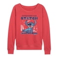 thumbnail image 1 of Lilo & Stitch - Too Busy - Women's French Terry Long Sleeve Pullover, 1 of 3
