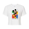 thumbnail image 1 of Disney - Total 90s Kid  - Juniors Cropped Cotton Blend T-Shirt, 1 of 5