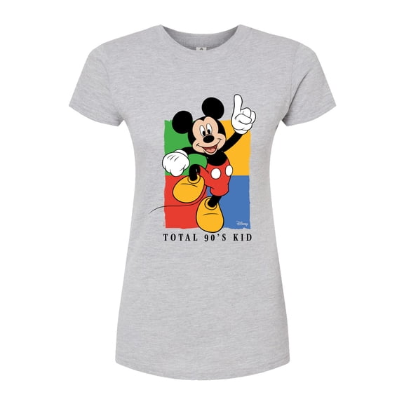 Disney - Total 90s Kid - Juniors Fitted Graphic T-Shirt