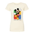 thumbnail image 1 of Disney - Total 90s Kid  - Juniors Fitted Graphic T-Shirt, 1 of 5