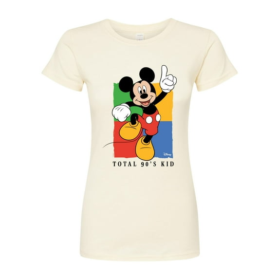 Disney - Total 90s Kid - Juniors Fitted Graphic T-Shirt