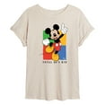 thumbnail image 1 of Disney - Total 90s Kid  - Juniors Ideal Flowy Muscle T-Shirt, 1 of 5