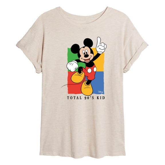 Disney - Total 90s Kid  - Juniors Ideal Flowy Muscle T-Shirt