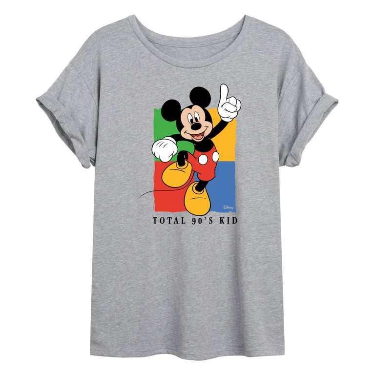 Disney Total 90s Kid Juniors Ideal Flowy Muscle T Shirt Walmart