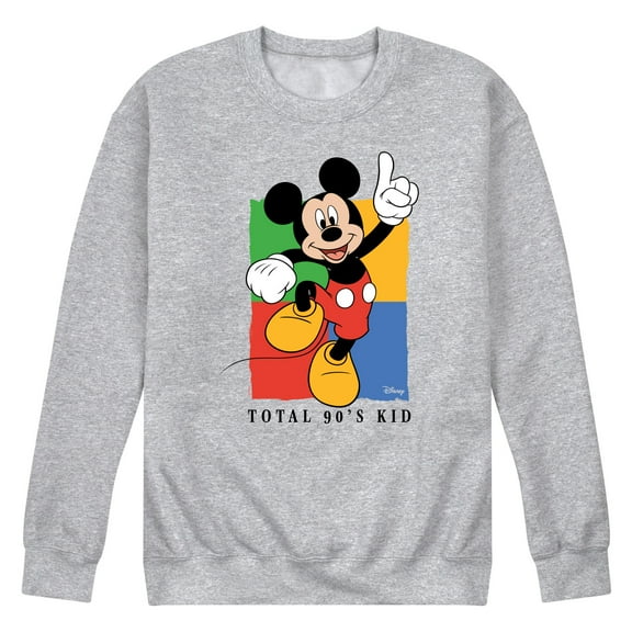 Disney - Total 90s Kid - Men's Crew Neck Fleece Pullover