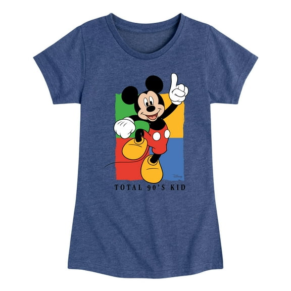 Disney - Total 90s Kid - Toddler & Youth Girls Short Sleeve Graphic T-Shirt