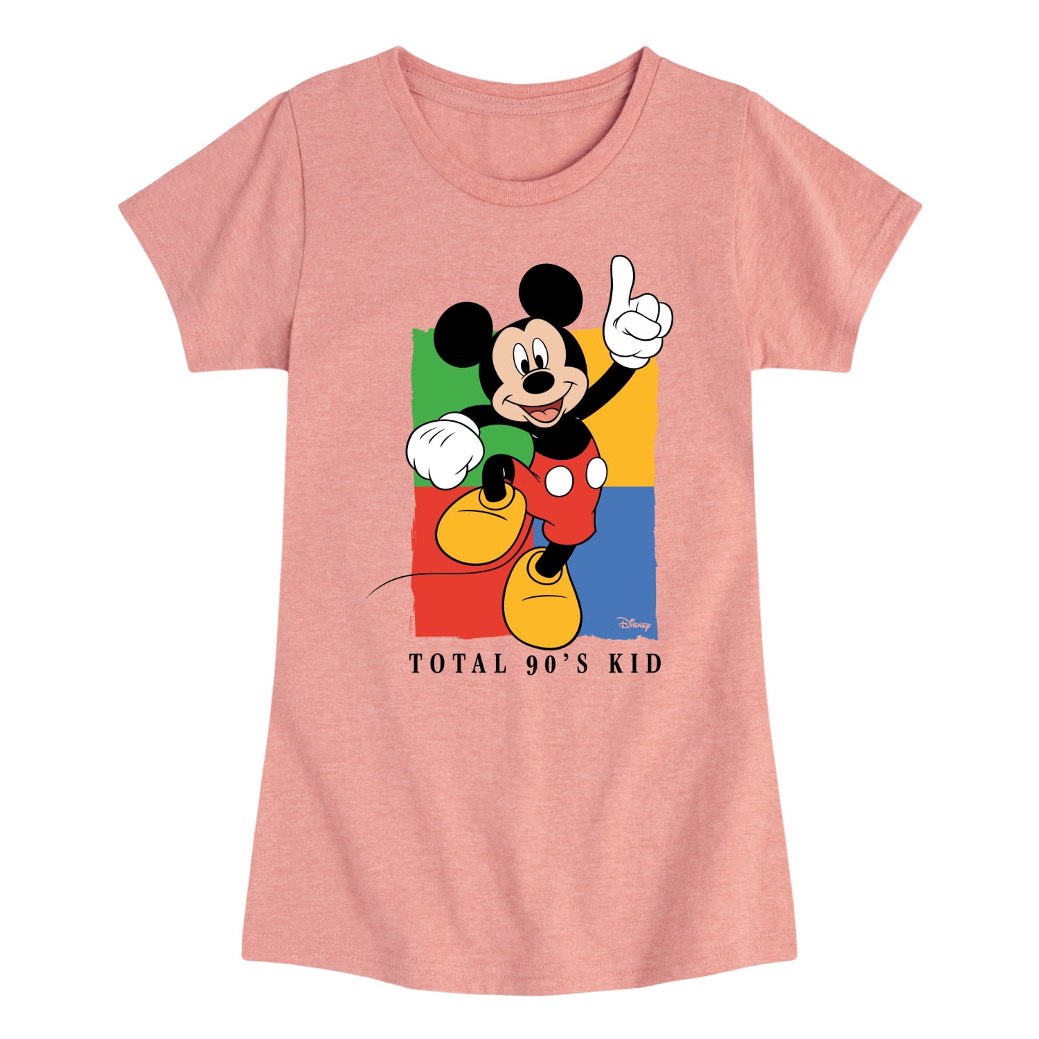 Disney - Total 90s Kid - Toddler & Youth Girls Short Sleeve Graphic T ...