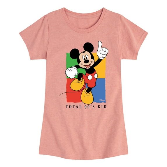 Disney - Total 90s Kid - Toddler & Youth Girls Short Sleeve Graphic T-Shirt