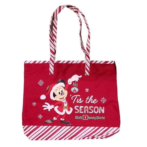 Disney Tote Bag - Holiday 2020 -Mickey & Minnie Mouse - Tis The Season