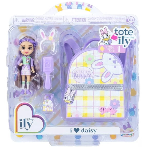 Jakks Pacific Disney ILY Teenies Easter Series 1 I Love Daisy Mini Doll with backpack