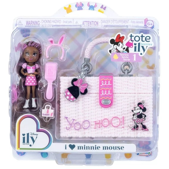 Disney Tote Ily Teenies Easter Series 1 I Love Minnie Mouse Mini Doll