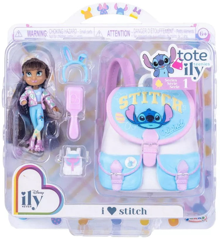 Disney Tote Ily Teenies Easter Series 1 I Love Stitch Mini Doll