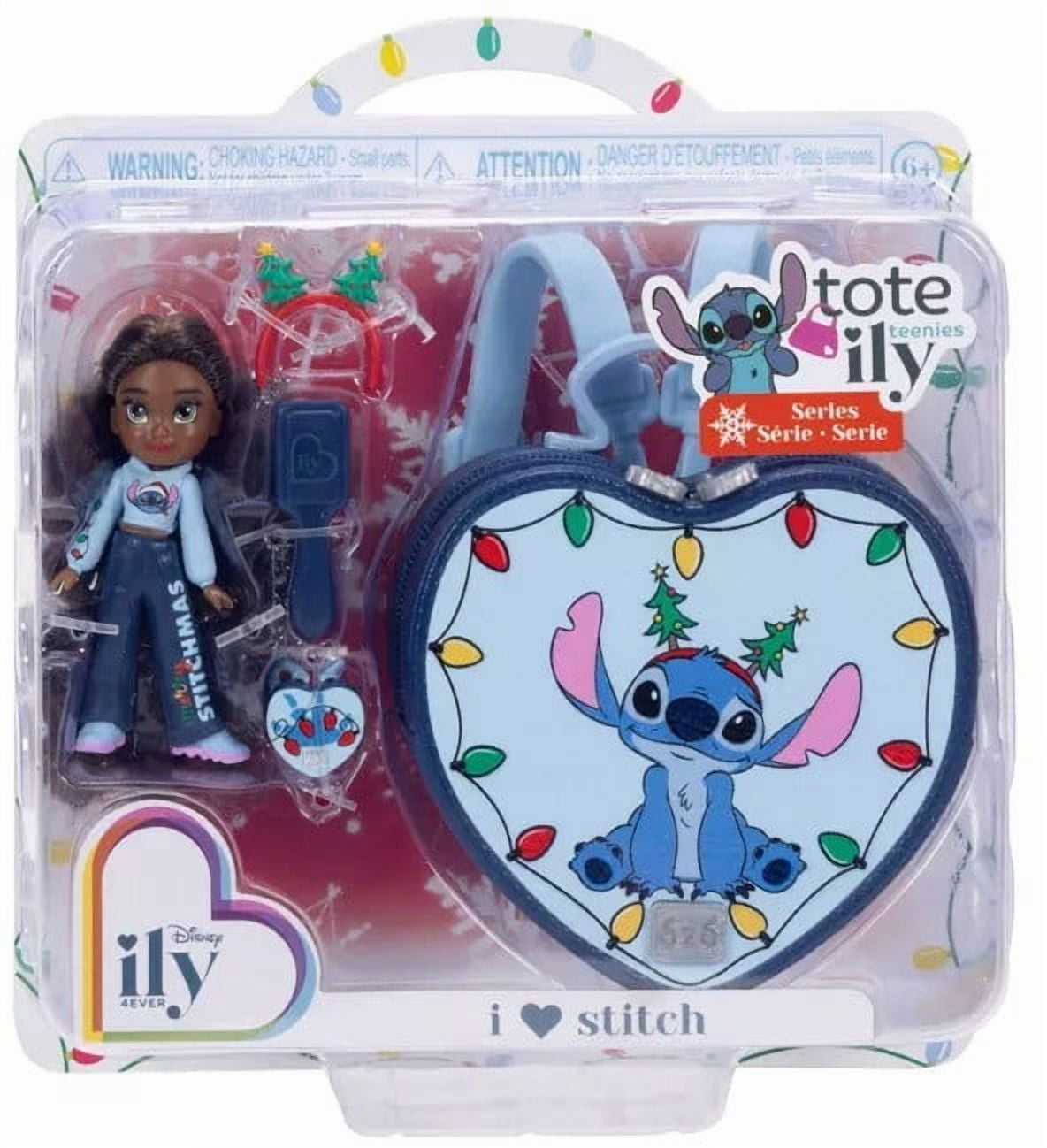 Disney Tote Ily Teenies Holiday I Love Stitch Mini Doll