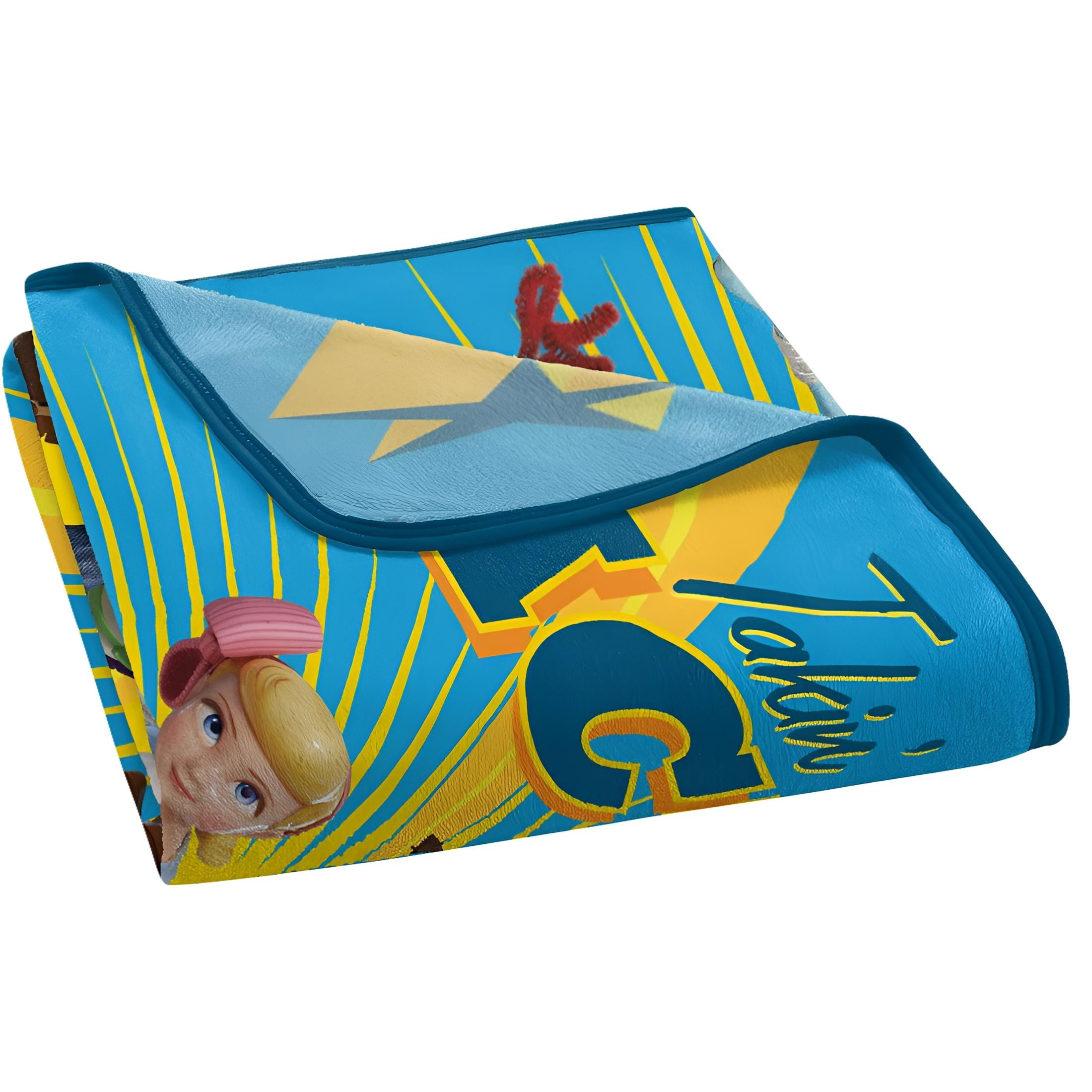 Disney Kids Character Soft Toy Story 4 Takin Action Micro Raschel Throw Blanket 46 x 60 Walmart