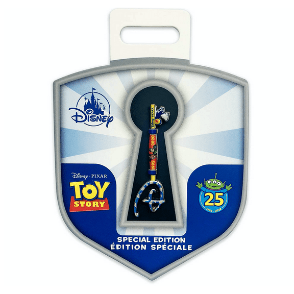 Disney Toy Story 25th Anniversary Pin Key Collectible Special Edition New