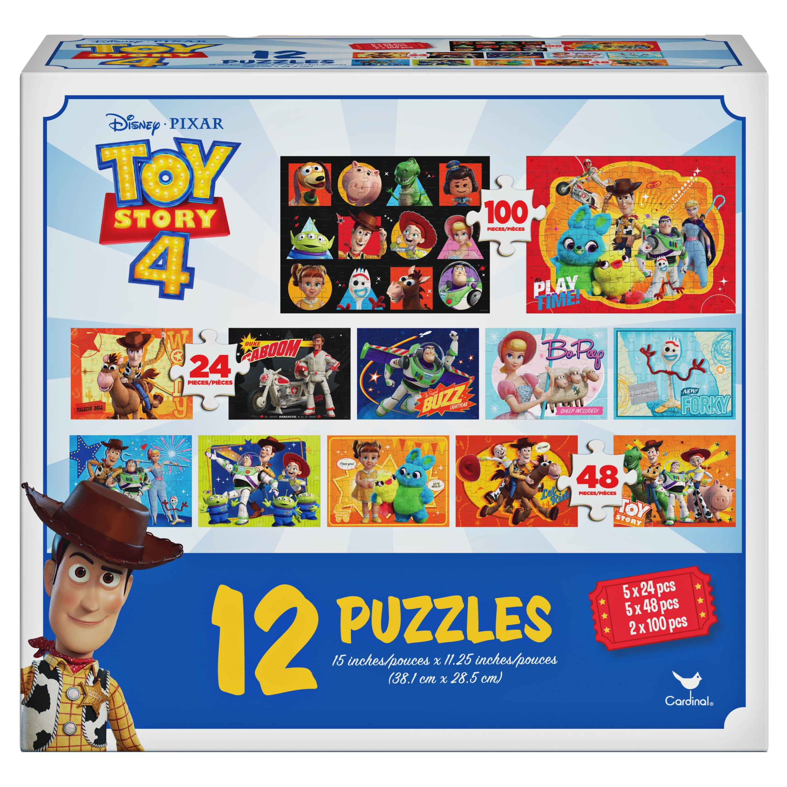 Disney Toy Story 4 12Pack of Puzzles