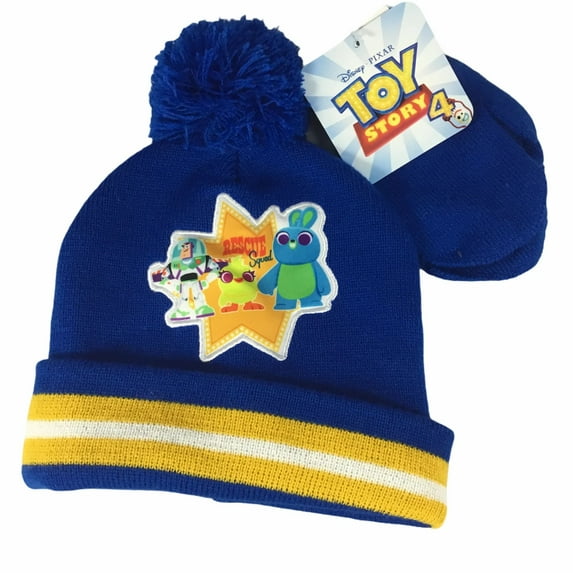 Disney Toy Story 4 Beanie Hat and Mittens Set, Age 2-4