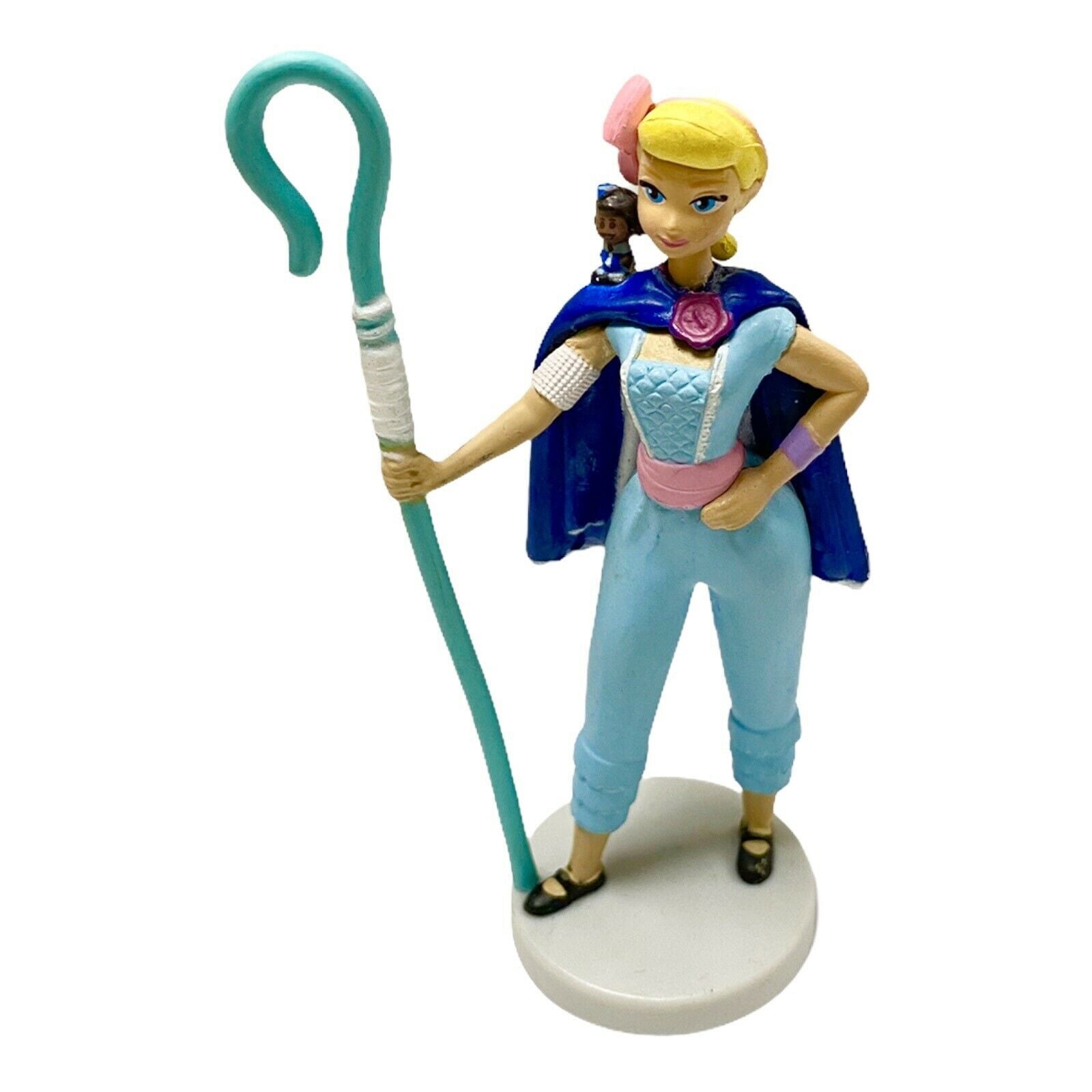 Disney Toy Story 4 Bo Peep Blue PVC Cake Topper Figure Figurine 3 Woody Friend