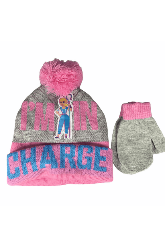 Disney Toy Story 4 Bo Peep Hat and Mittens Set
