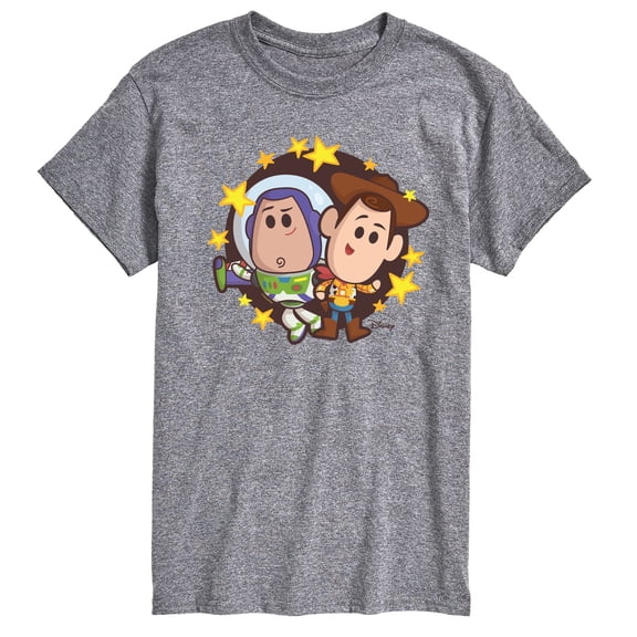 Disney - Toy Story 4 - Buzz And Woody - Men's Short Sleeve Graphic T-Shirt