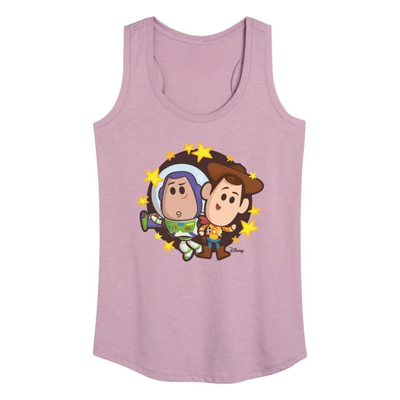Disney -  Toy Story 4  - Buzz And Woody  - Women's Racerback Tank Top