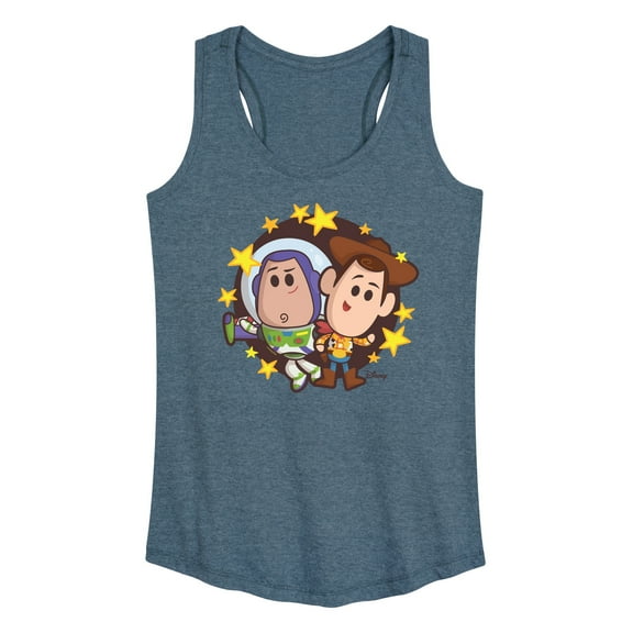 Disney -  Toy Story 4  - Buzz And Woody  - Women's Racerback Tank Top