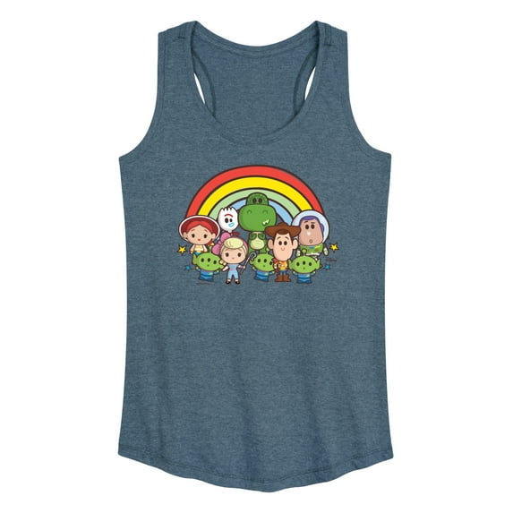 Disney - Toy Story 4 - Group Shot - Women's Racerback Tank Top