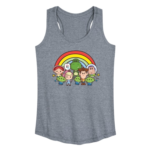 Disney - Toy Story 4 - Group Shot - Women's Racerback Tank Top