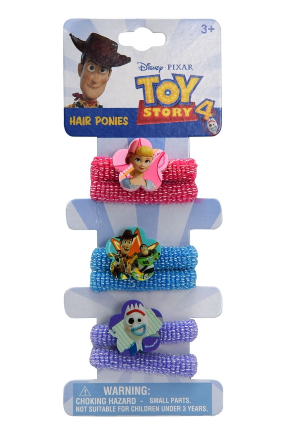 Disney Toy Story 4 Kids' Elastics & Ties Terry Glitter Ponies Set