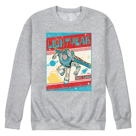 Disney - Toy Story 4 - Lightyear Est 1995 - Men's Crew Neck Fleece Pullover