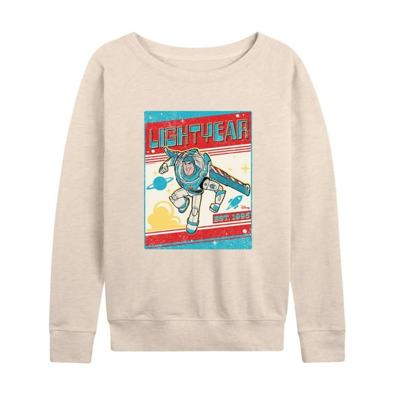 Disney -  Toy Story 4  - Lightyear Est 1995 - Women's Lightweight French Terry Long Sleeve Shirt