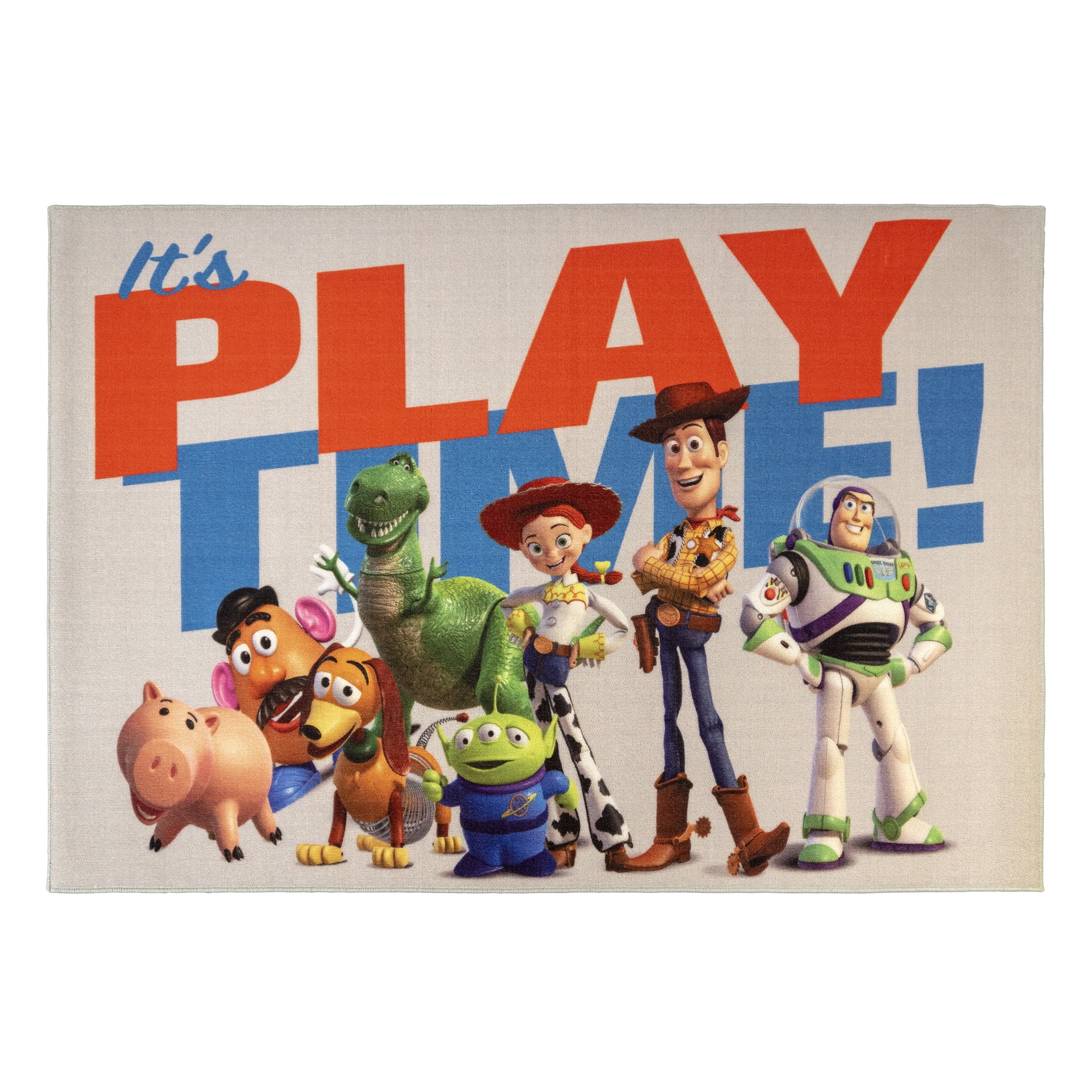 Disney Toy Story 4 Playtime Printed Polyester Rug, 4'6" x 6'6"
