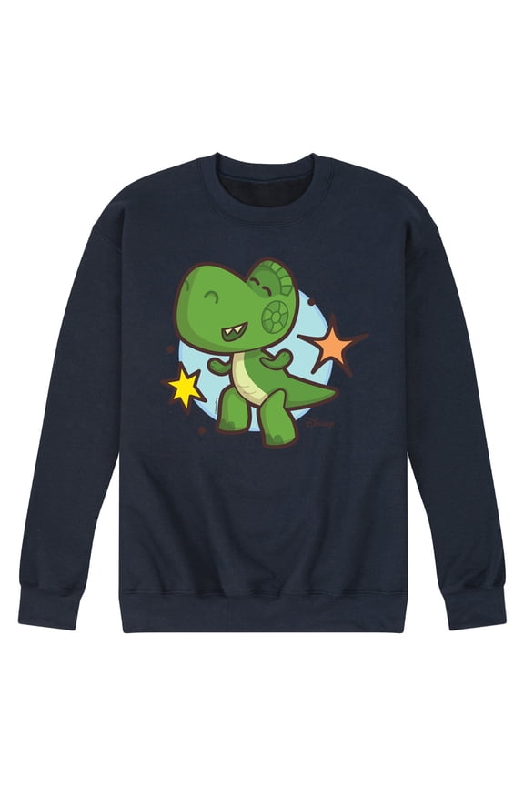 - Toy Story 4 - Rex - Men's Crew Neck Fleece Pullover
