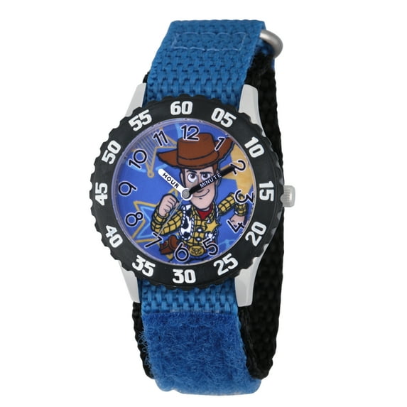 Disney Toy Story 4 Woody Boys' Stainless Steel Watch, 1-Pack