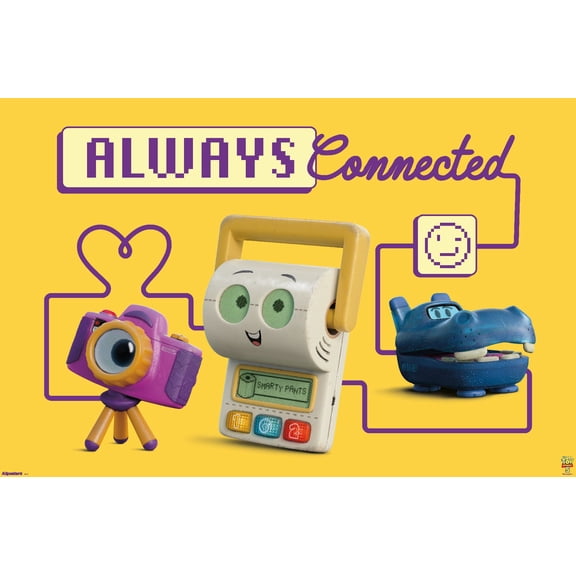 Disney Toy Story 5 (2026) - Smarty Pants Always Connected Wall Poster, 14.725" x 22.375"