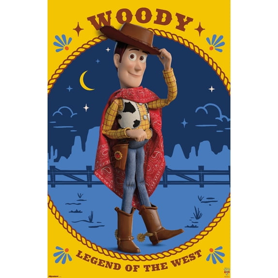 Disney Toy Story 5 (2026) - Woody Legend of the West Wall Poster, 22.375" x 34"