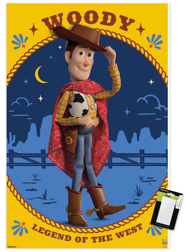 PEACEMINUSONE トイストーリー ウッディ ポスター Disney Toy Story 5 (2026) - Woody Legend of the West Wall Poster