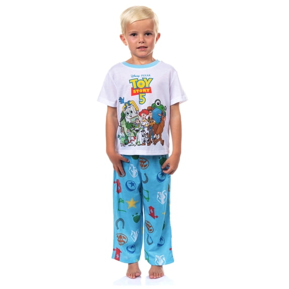 Disney Toy Story 5 Pajamas Toddler Boy's 2-Piece Sleepwear Set