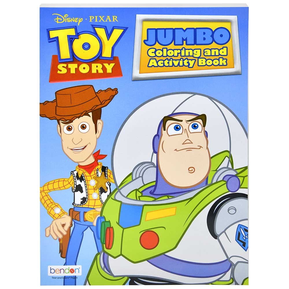 Disney Toy Story 80 pg Coloring Book, 7.75" x .25" x 10.7"