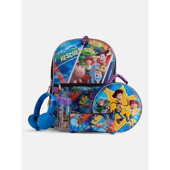 Disney Toy Story To the Rescue Boys Backpack Set with Lunch Bag, 6 Piece