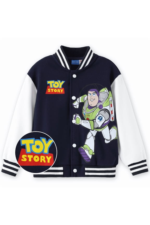 Toy Story Boys Bomber Jackets Buzz Lightyear Varsity Lightweight Sweatshirts Gift Fall Spring 4-5Y