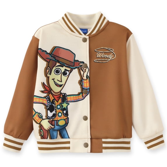 Disney Toy Story Boys Bomber Jackets Woody Varsity Lightweight Sweatshirts Gift Fall Spring kid 4-5T