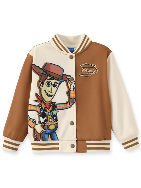 Toy Story Boys Bomber Jackets Woody Varsity Lightweight Sweatshirts Gift Fall Spring kid 5-6Y