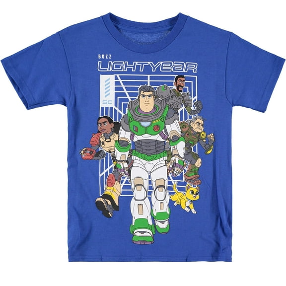 Disney Toy Story Boys Buzz Lightyear T-Shirt - Air Brushed Design Toy Story Boys T-Shirt