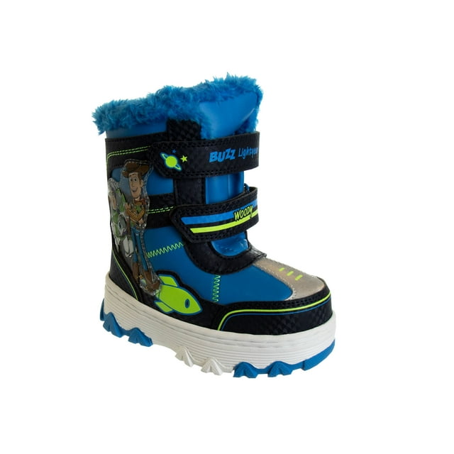 Disney Toy Story Boys Snow Boots - Kids Water Resistant Winter Boots ...