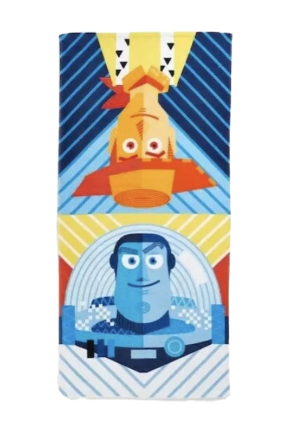 Toy Story Buz Lightyear & Woody Cotton Beach Towel, 28x58