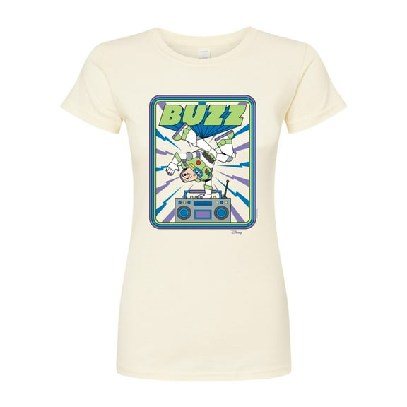 Disney - Toy Story - Buzz Breakdancing - Juniors Fitted Graphic T-Shirt