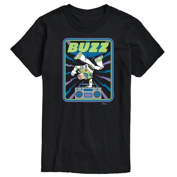 Disney - Toy Story - Buzz Breakdancing - Men's Short Sleeve Graphic T-Shirt