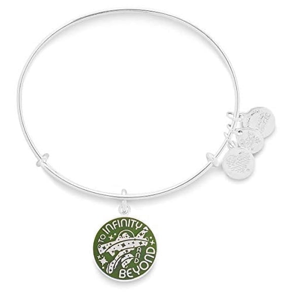 Disney Toy Story Buzz Lightyear Bangle Bracelet, Silver